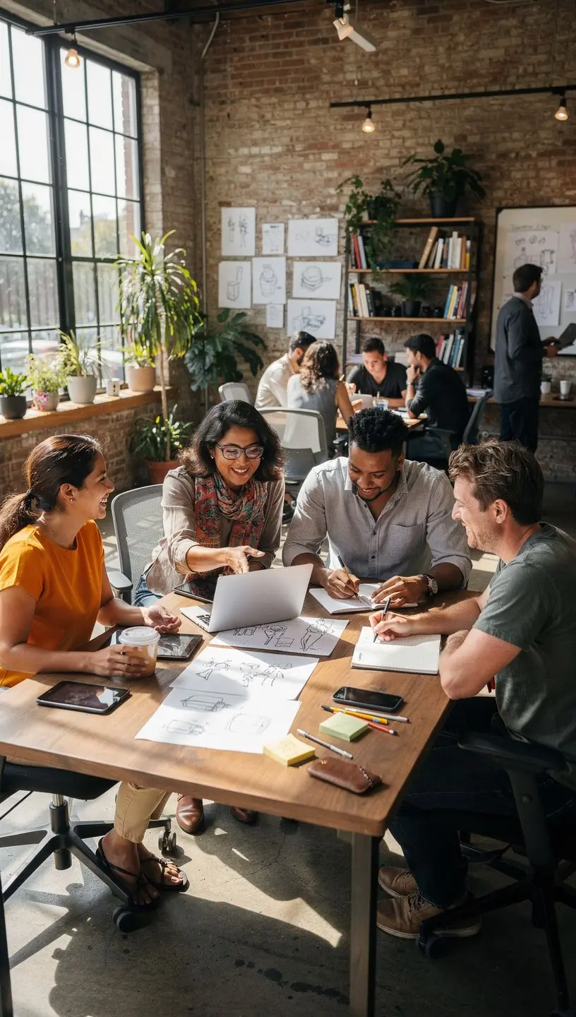 Community recycling bins with tech enhancements.