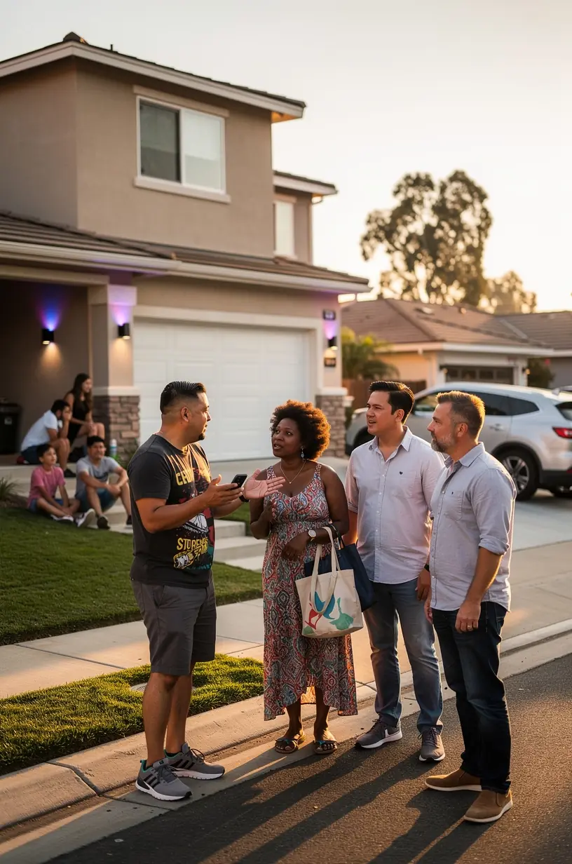 Smart lighting solutions enhancing community spaces.