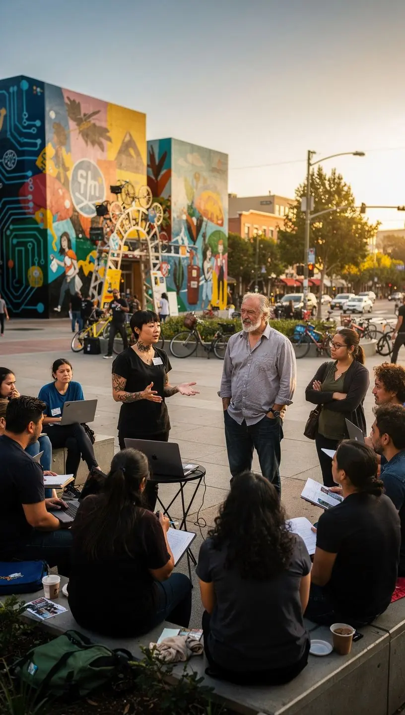 Professional team collaboration